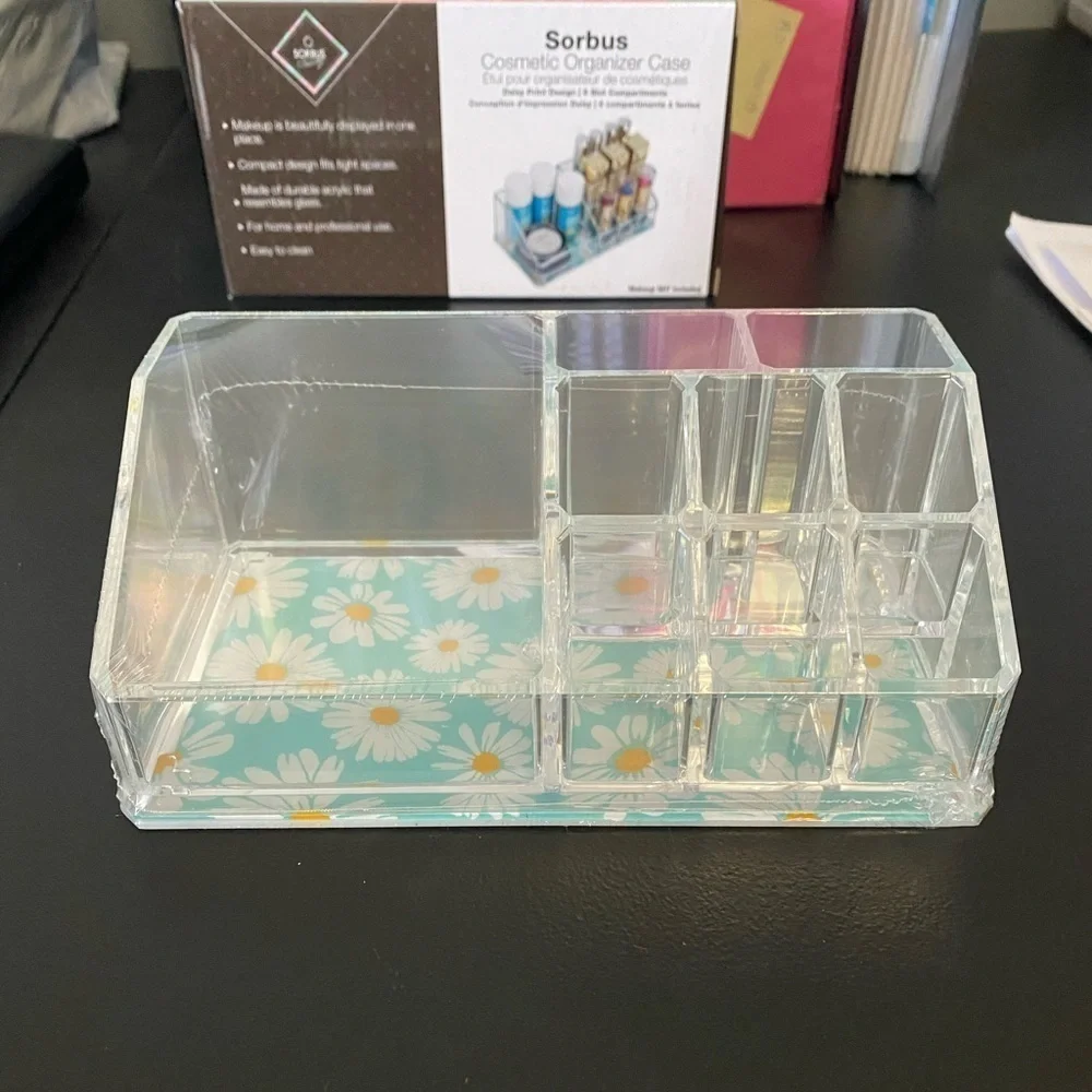 SORBUS Cosmetic Organizer Case, 9 Compartments